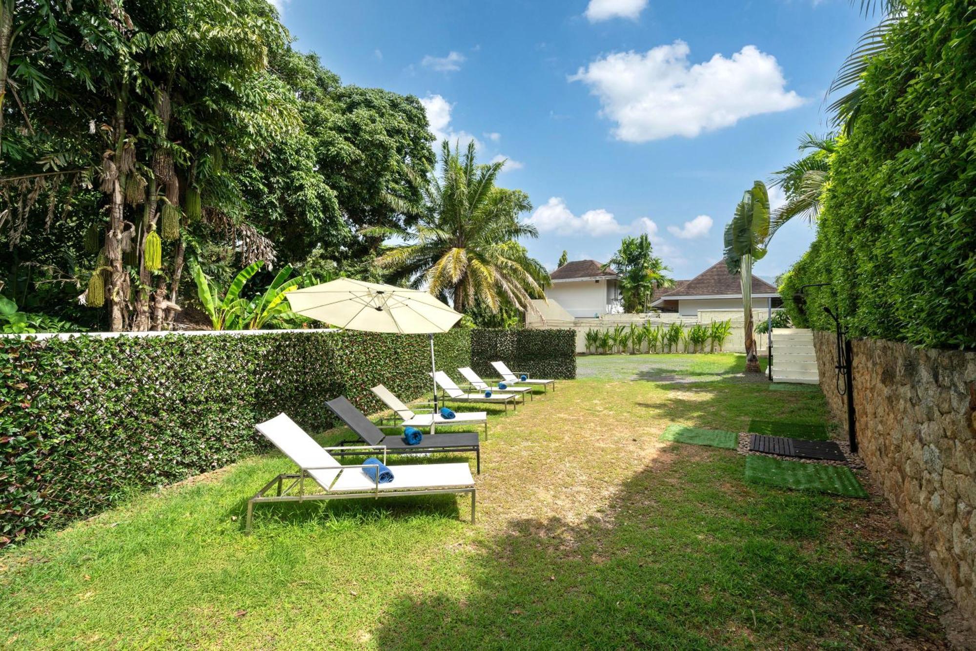 Oxavia Garden Oasis In Nai Harn - Your Private Tropical Garden With 3 Cabins And Jacuzzi Rawai Екстериор снимка